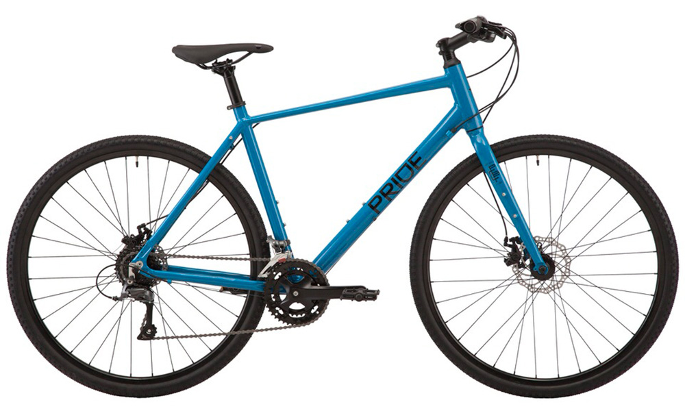 Фотография Велосипед Pride RocX 8.1 FlB  28" (2021), размер рамы L, синий